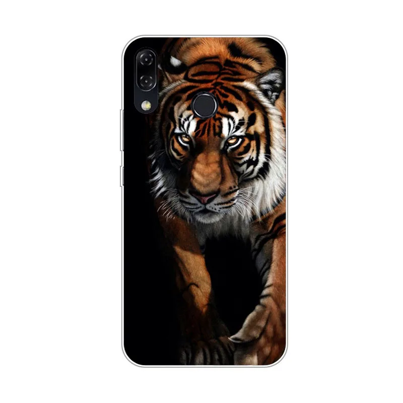 Чехол для Asus Zenfone 5 ZE620KL силиконовый мягкий чехол из ТПУ с рисунком зверей 5Z ZS620KL