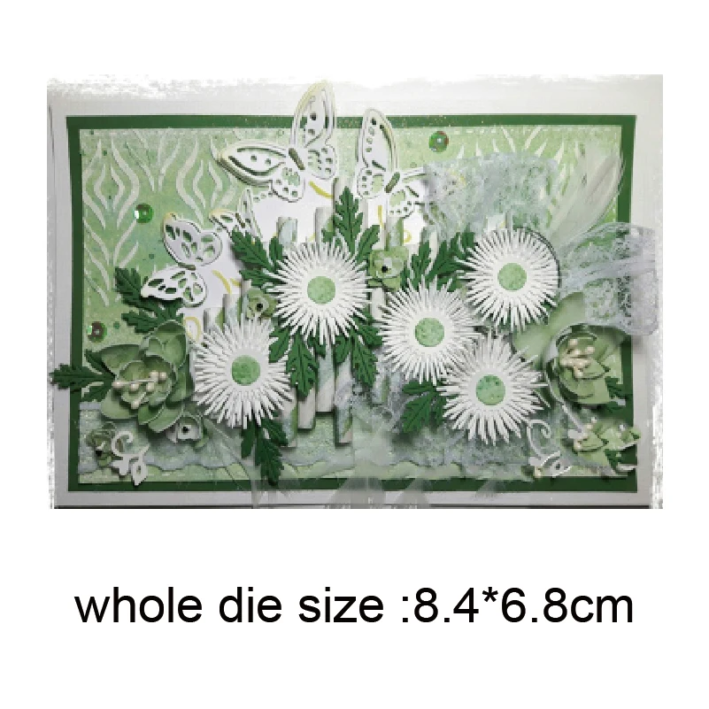 

Metal Cutting Dies 2pcs etch butterfly die mould template for DIY Scrapbooking Album Decor Embossing Paper Card Crafts Die Cut