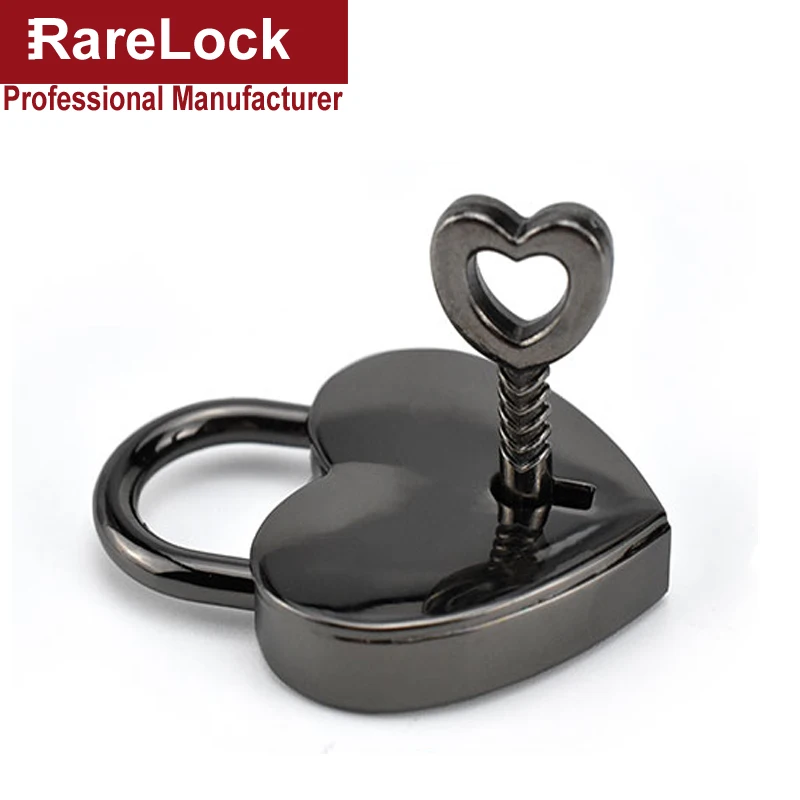 Rarelock любовь медальон замок 3 цвета замок для женщин девушка сумки рюкзак шкатулка DIY MMS510 ii