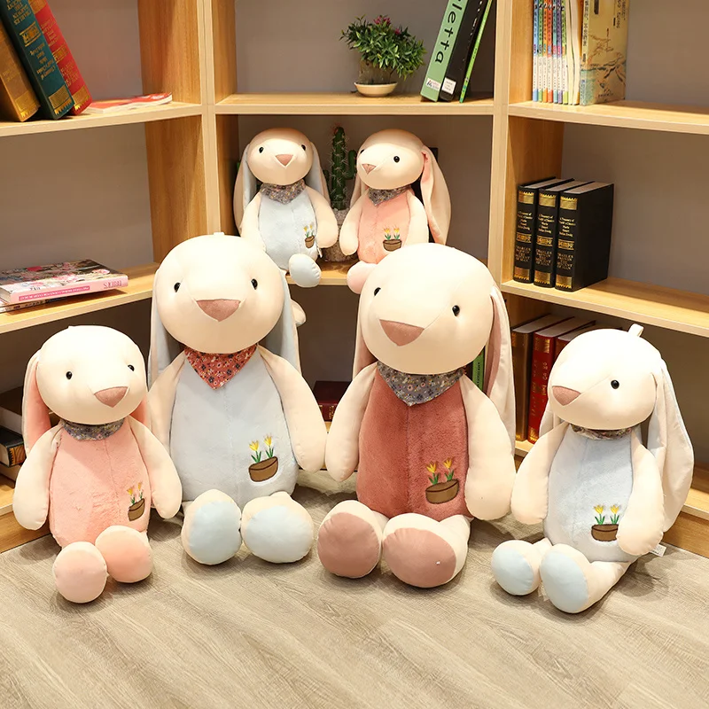 

Nice Cute 1PC 30-90CM Big Long Ears Rabbit Plush Animals Toys Stuffed Bunny Rabbit Soft Toys Baby Kids Sleep Toys Birthday Gifts