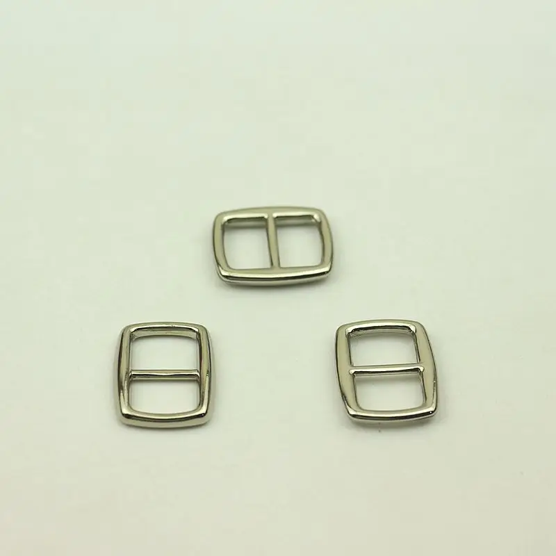 50Pcs 11mm Tri-Glide Slider Adjust Metal Buckles for Backpack Web Strap DIY Bag Belt Leather Craft Bag Parts AccessoryAccessory