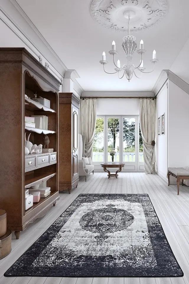 

Soft Dark Non Slip Floor Decorative Carpet Rug Carpet Carpet living room Bath mat in Home Bedroom rug Entrance door mat