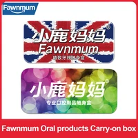 fawnmum dental floss box interdental brush toothbrush carry case easy to carry clean and hygienic high quality tinplate box