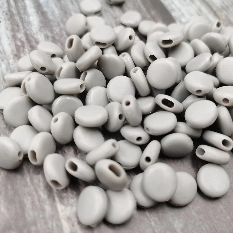 

1000pcs Plastic Anti-slip Flat Spiral Buckles Adjustable Face Mask Cord Beads DIY Accessories Non Slip Stopper buttons