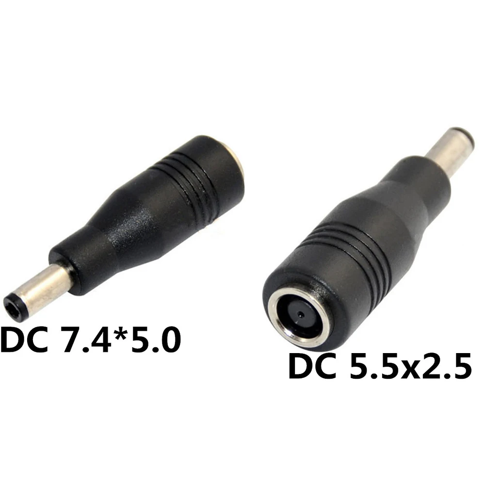 

DC 5.5x2.5 mm To 7.4mm Female Jack Power Connector Adapter Terminals For Laptops