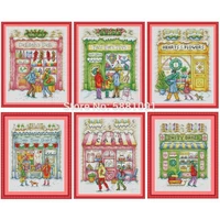after school patterns counted cross stitch 11ct 14ct 18ct diy chinese cross stitch kit embroidery needlework sets home decor