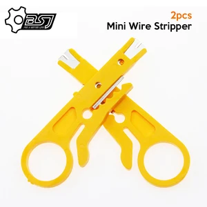 Портативный мини-нож для зачистки проводов, 2 шт., обжимные плоскогубцы для сетевого кабеля, ручной инструмент для зачистки проводов, многофункциональные инструменты, ручные инструменты
