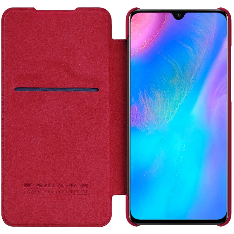Чехол-книжка Nillkin Qin из искусственной кожи для Huawei P30 Pro | Мобильные телефоны и