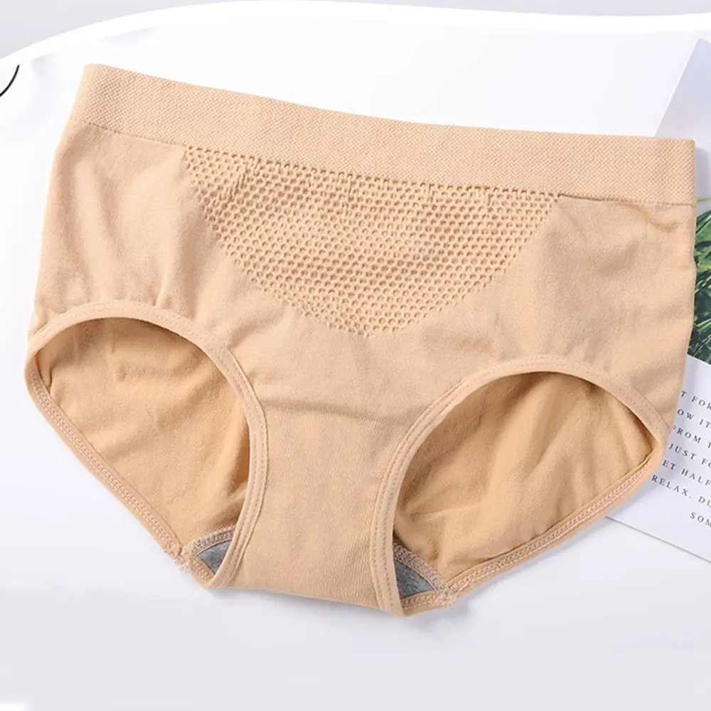 Женские трусики с объемными сотами теплые трусы для живота очень эластичные