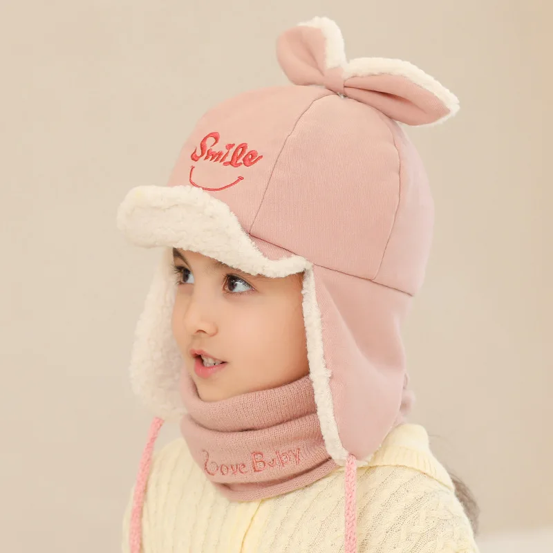 Новый плотный комплект детской шапки с бархатной подкладкой для мальчиков и