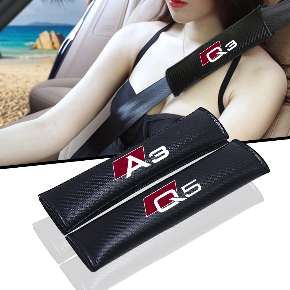 

Car Comfortable Driving Seat Belt Shoulder Harness Seatbelt For AUDI A3 A4 A5 A6 A7 A8 Q3 Q5 Q7 Q8 Accessories