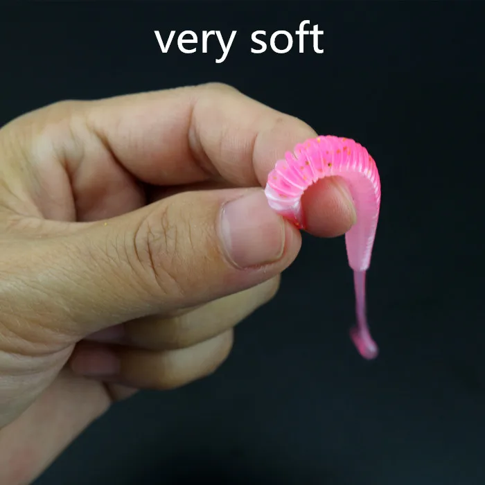 8 см 1 г длинный мягкий шарик-хвост приманка рыболовная многоцветная штука | Спорт