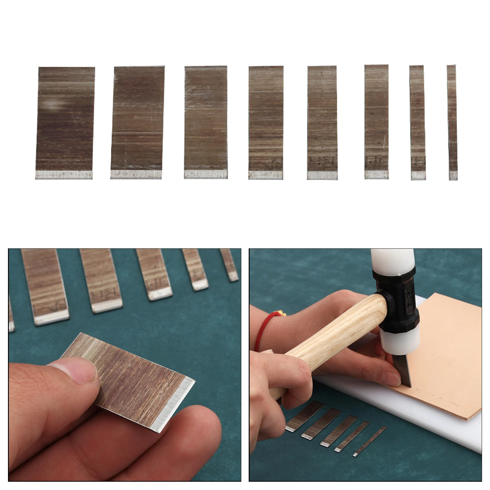 8 шт. стальной кожаный штамповочный резак форма формы шаблон для тиснения