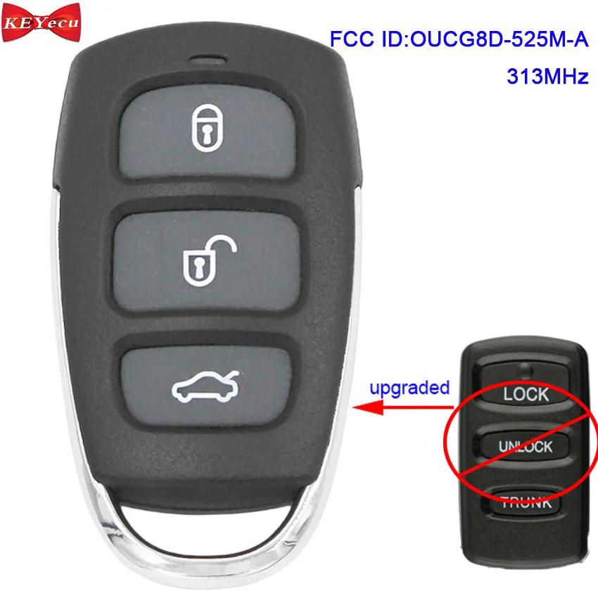 KEYECU для Mitsubishi Eclipse Galant Lancer 2003 2004 2005 2006 Модернизированный пульт дистанционного Fob