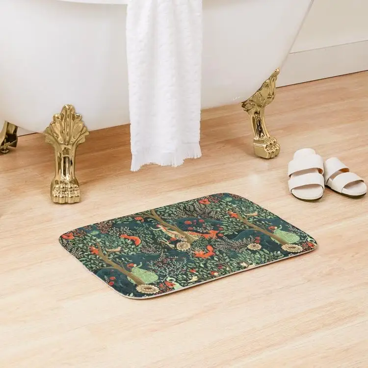 

Whimsical Wonderland Bath Mat Carpet Decoration Shower Room Kitchen Rug Living Room Wash Pad Bathroom Toilet Anti-Slip Modern