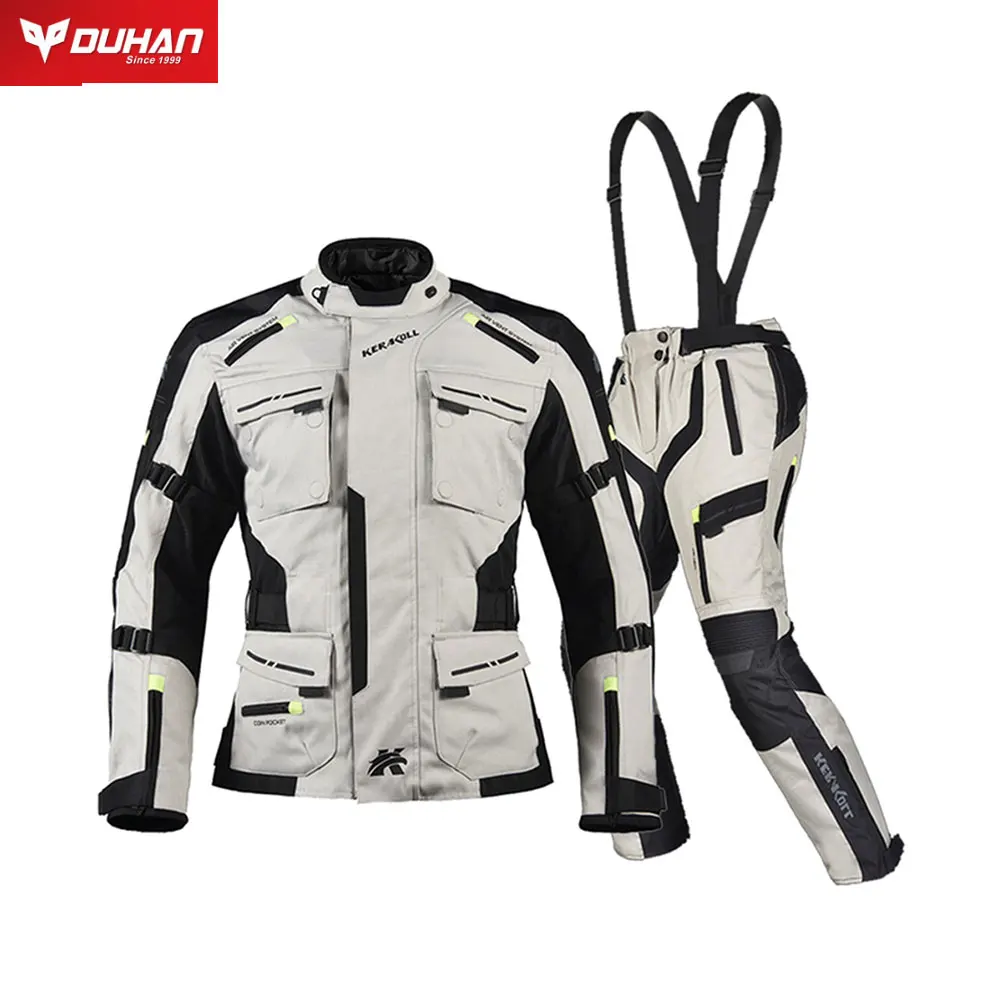Motorcycle Racing Suits Riding Warm Jacket Profession Chaqueta Moto Waterproof Motocross Suit Jaqueta Protector | Автомобили и