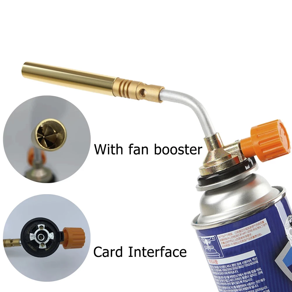 Бутановая горелка газовой сварки фонарь пламени пушка пайки огнемет Открытый
