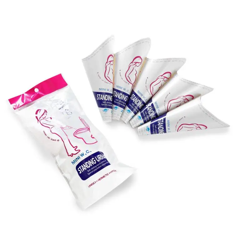 10 шт./пакет одноразовый Бумажный писсуар Женский унитаз портативный открытый