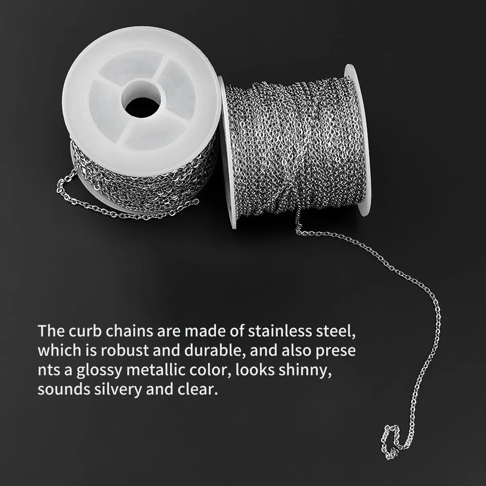 Панк 10 метров панцирное звено цепи из нержавеющей стали ожерелье для женщин