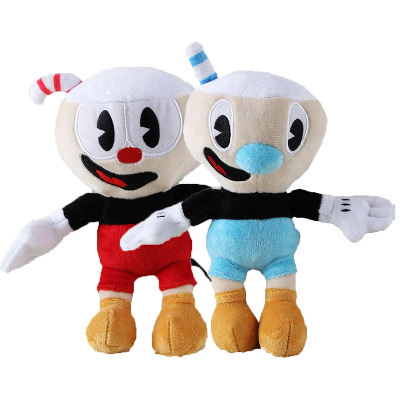 

23CM Game Mugman Plush Doll Cartoon Cuphead Plushie Toys Soft Puphead Stuffed Toy For Kids Children Birthday Christmas Gifts