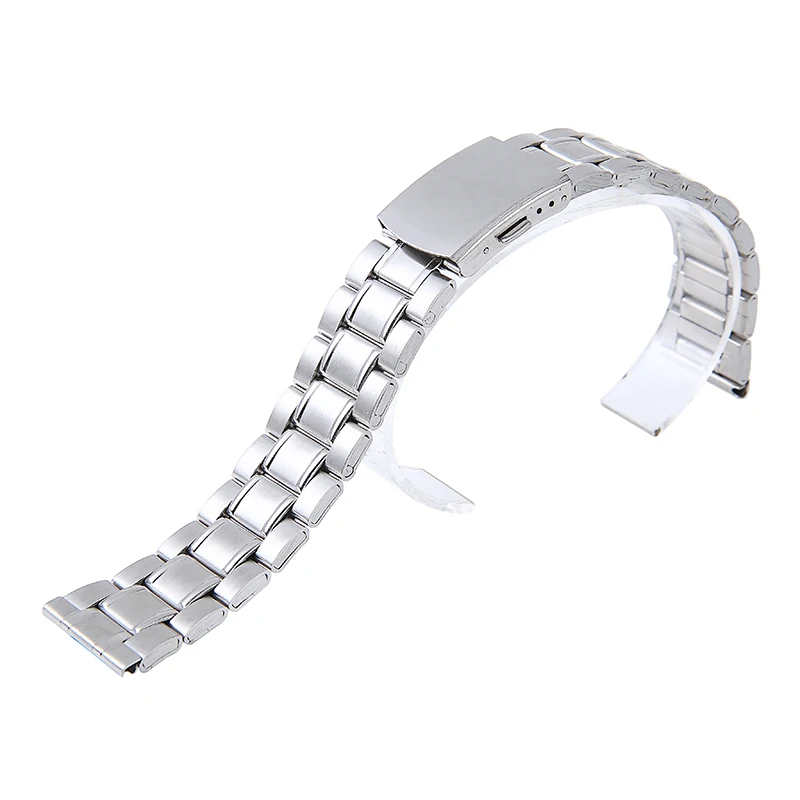 Из нержавеющей стали сменный ремешок серебристый Цвет металлическая пряжка