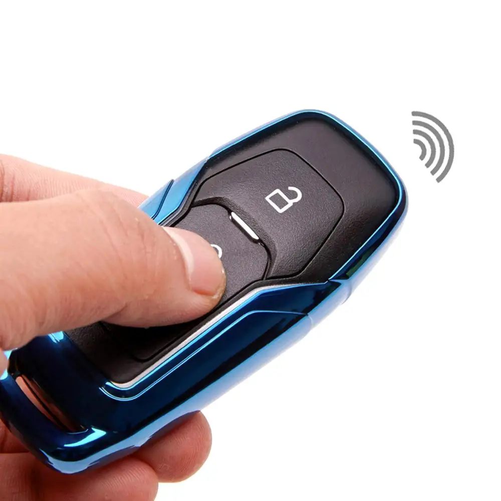 1 чехол для автомобильного ключа из ТПУ брелка защитный ключей удаленный смарт