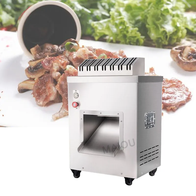 Полностью автоматическая овощерезка для мяса Коммерческая многофункциональная