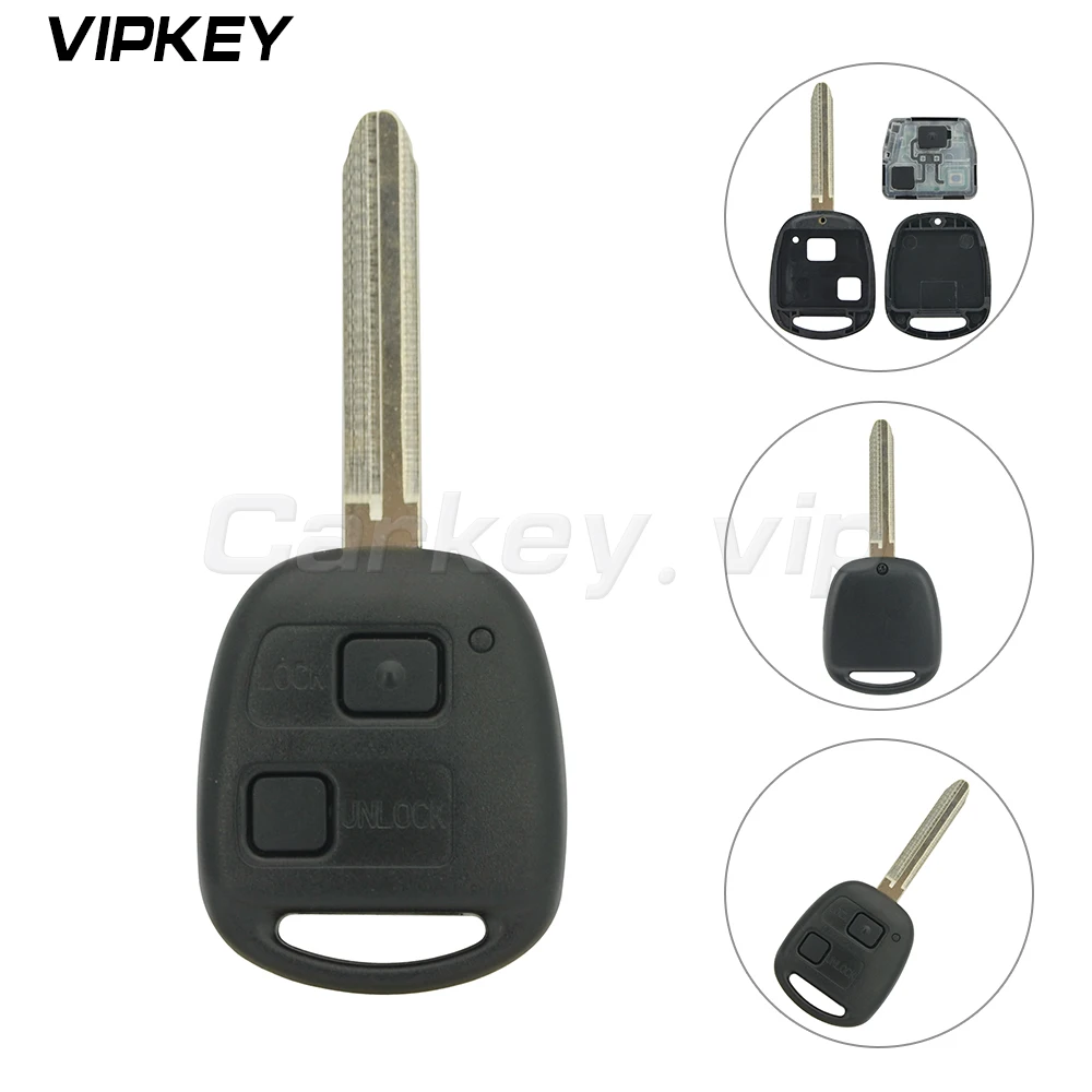 Ключ дистанционного управления Denso (не Valeo) для Toyota Prado Avensis Tarago 120 Rav4 Kluger ключ