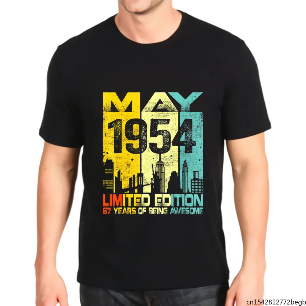 

Vintage May 1954 Limited Edition 67 Years of Being Awsome Men's T Shirt