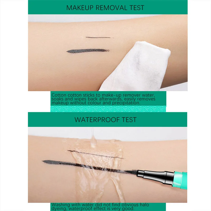 QIC 1 шт. черный карандаш-подводка для глаз быстро сохнут жидкая подводка ручка