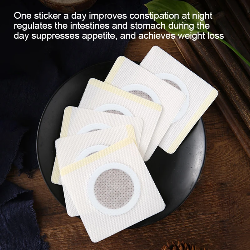 10 шт./лот Китайский Натуральный Вес потеря пупка Стикеры для потери паста живота