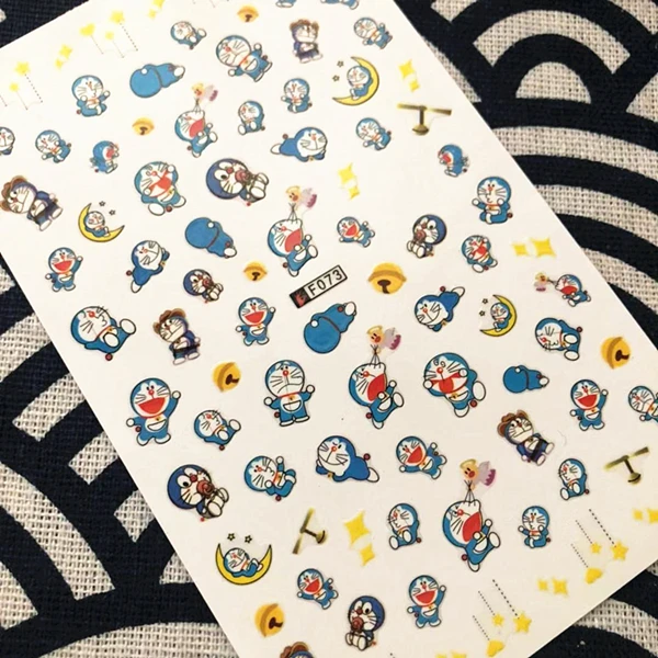 Серия one piece мультфильм-70 стикеры 3D на ногти nail Art Наклейка шаблон diy Инструменты для ногтей украшения - Цвет: F-73