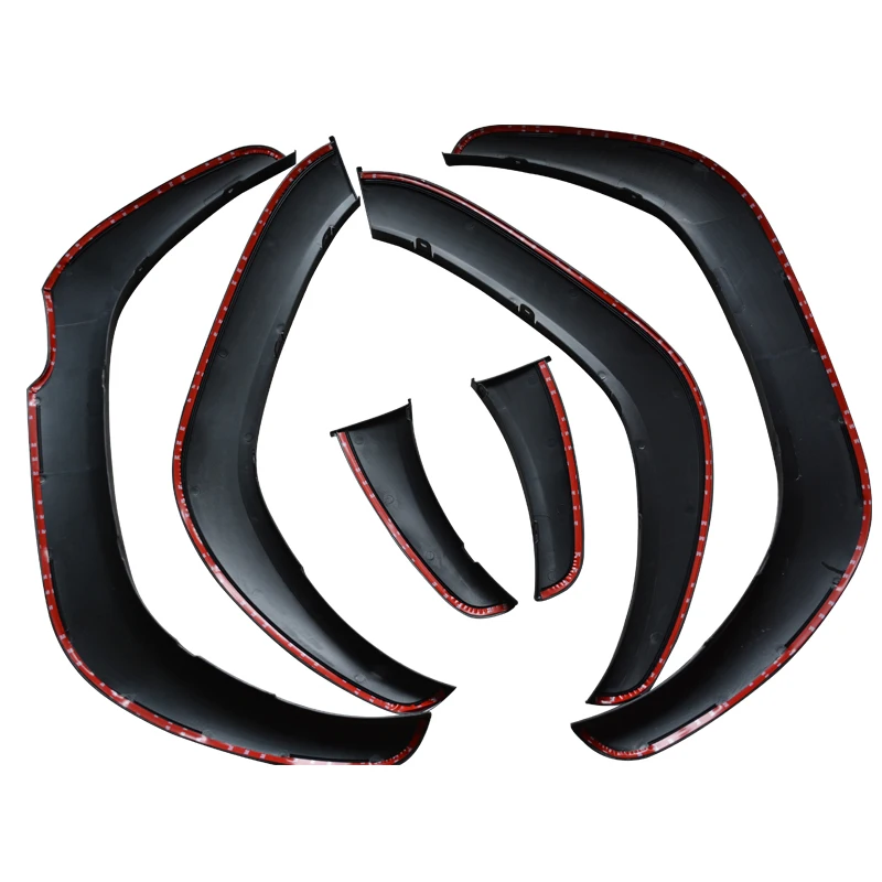 Маленькие молдинги для стайлинга автомобильные матовые черные накладки на крыло