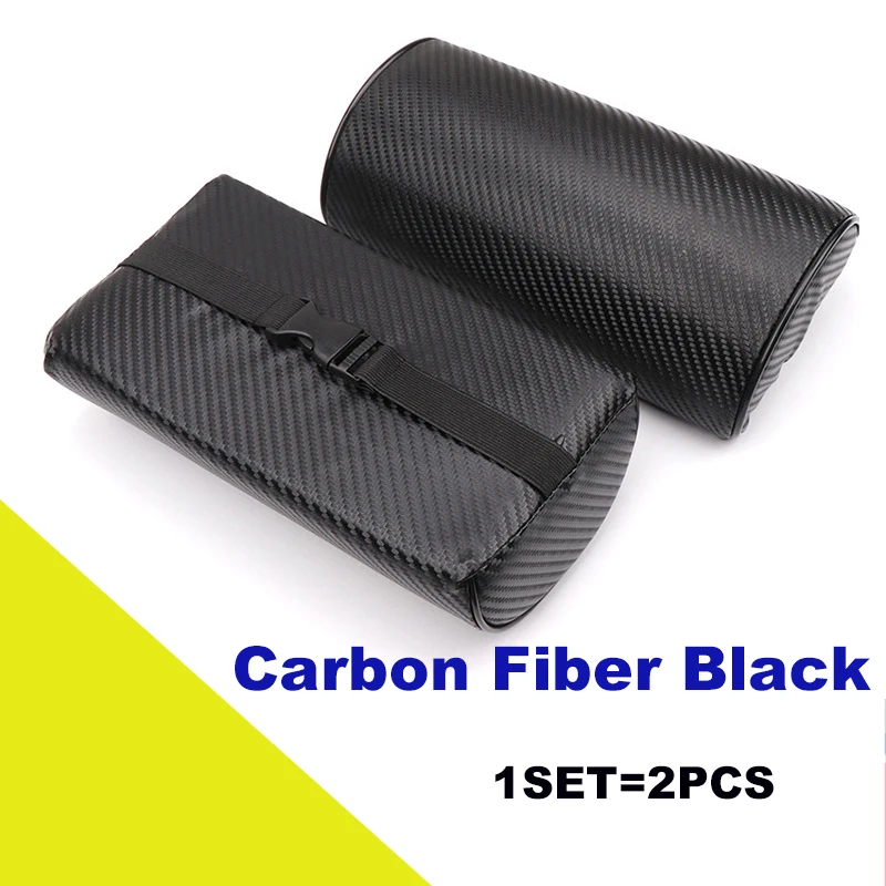 Подушка для подголовника автомобиля из углеродного волокна 2 шт./лот подушка