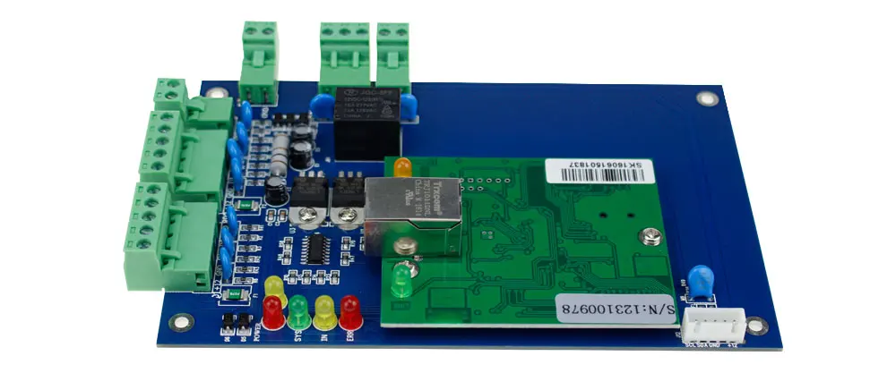 OBO руки TCP/IP Управление Панель доска с DC12V 5A металлический Питание конвертера для 1/2/4 двери офис Прихожая Системы