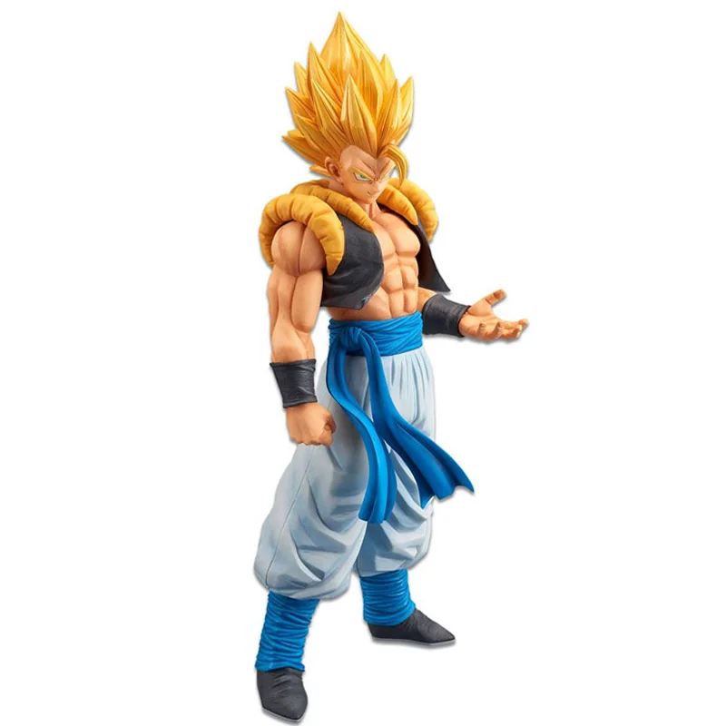 

Bandai Optical Factory S.H. Figuats Dragon Ball Z Gogeta Yellow Hair 27cm Action Anime Figure Model Antistress for Children Toys