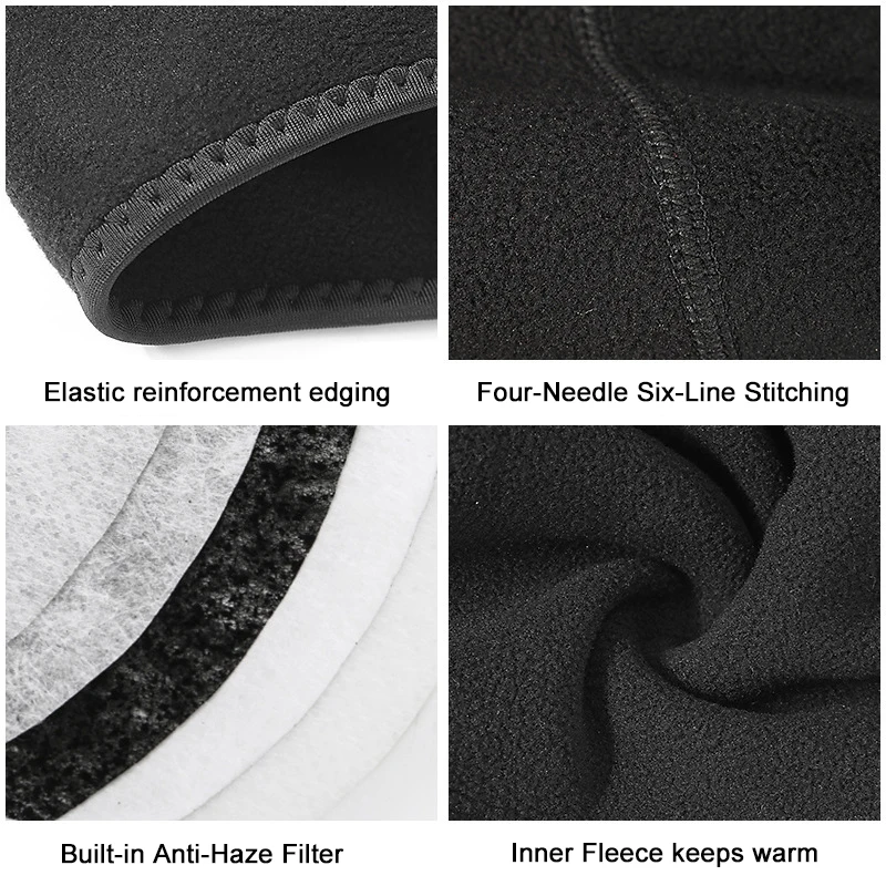 Зимних видов спорта Балаклава с клапаном флис сохраняет шею в тепле