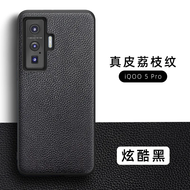 

Genuine Leather Case For VIVO IQOO5 5G IQOO 3 Phone Case Coque Capa Fundas