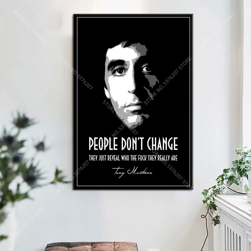 G714 художественное оформление фильма Крестный отец Тони Монтана Шелби семья