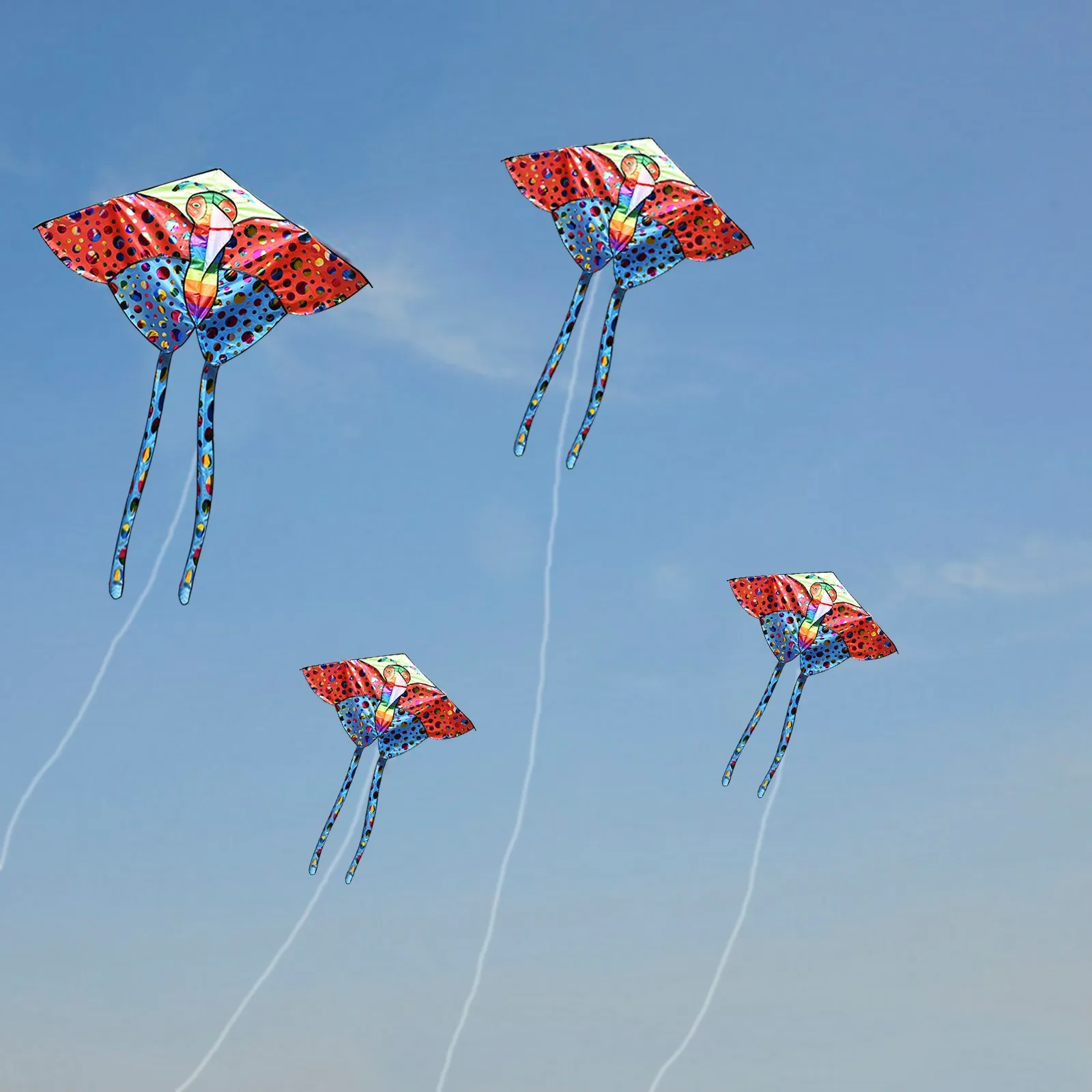 Огромный бабочка для детей длинный хвост Нейлон 160 см пляжные игрушки на открытом