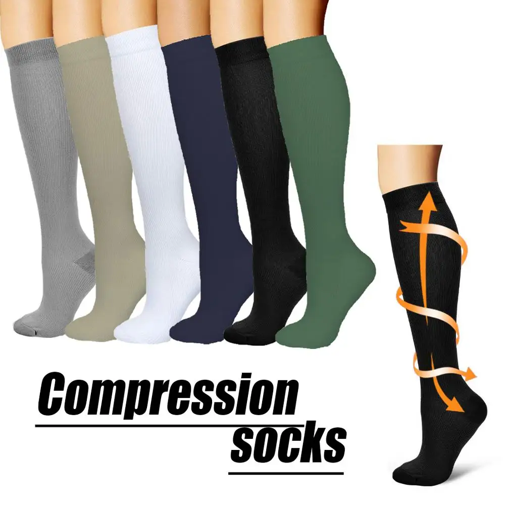 

Brothock Compression Socks Nylon Medical Nursing Stockings Specializes Outdoor Cycling Fast-drying Breathable Adult Sports Socks