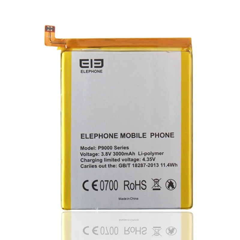 Батарея Elephone P9000 100% оригинал 3000 мАч запасная батарея для смартфона