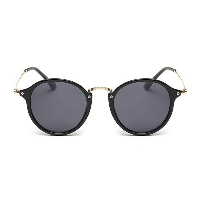 Очки солнцезащитные круглые для мужчин и женщин брендовые дизайнерские