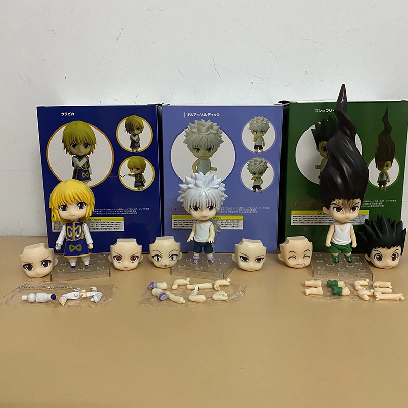 Hunter X Аниме фигурки Killua Zoldyck #1184 Kurapika #1185 Gon Freecss #1183 ПВХ игрушки куклы | Игрушки и