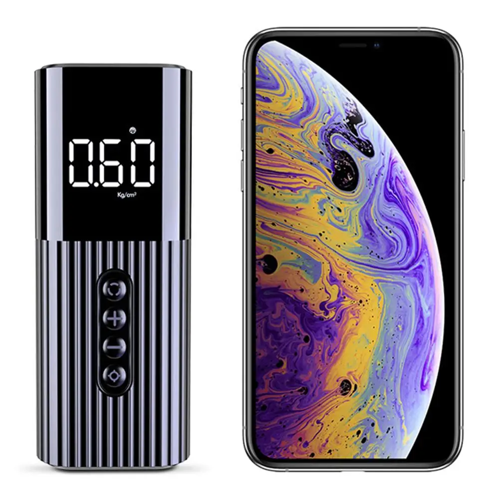 Мини портативный Электрический автомобильный воздушный компрессор насос шинный