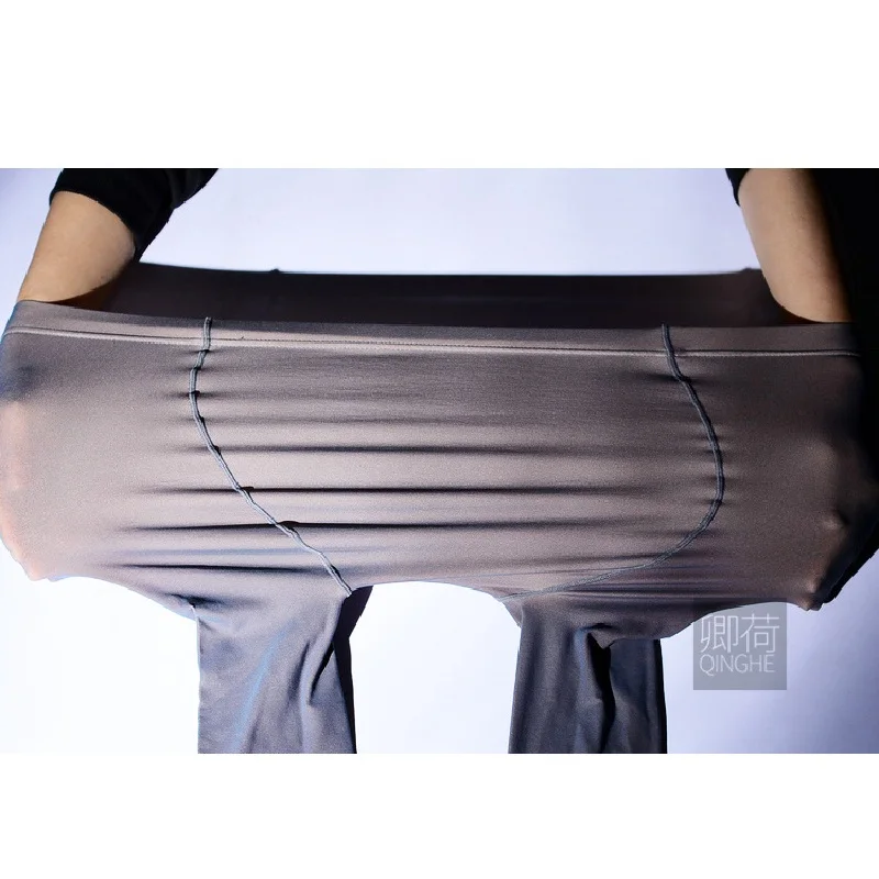 Мужские дышащие колготки с открытым пенисом облегающие Перекрестные брюки