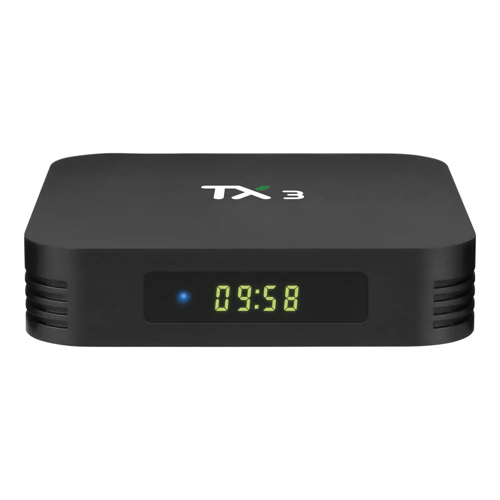 ТВ-приставка Tanix TX3 Smart Android S905X3, 4 Гб ОЗУ, 32 Гб ПЗУ, 2,4 ГБ, 5 Гб, WiFi, Android 9,0, ТВ-приставка, поддержка голосового управления, телеприставка
