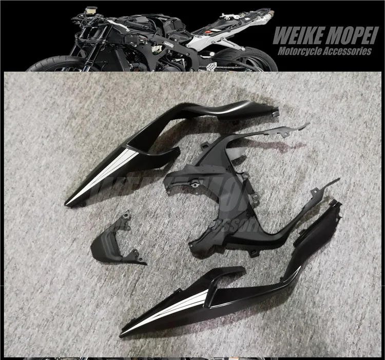 

Matte Black Motorcycle Fairing Rear Tail Cover Panlel Fit For Kawasaki Ninja ZX636 ZX6R ZX6RR 2019 2020