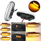 2 шт. Динамический светодиодный, боковой, габаритный фонарь повторитель сигнала поворота лампы для Abarth Гранде панда 199 Фиат пунто Эво идея 350 Fiorino 225