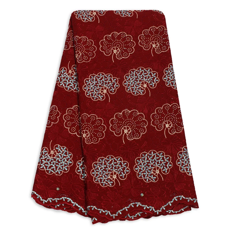 Африканская швейцарская вуаль Bestway кружевная ткань с горячей фиксацией дизайн